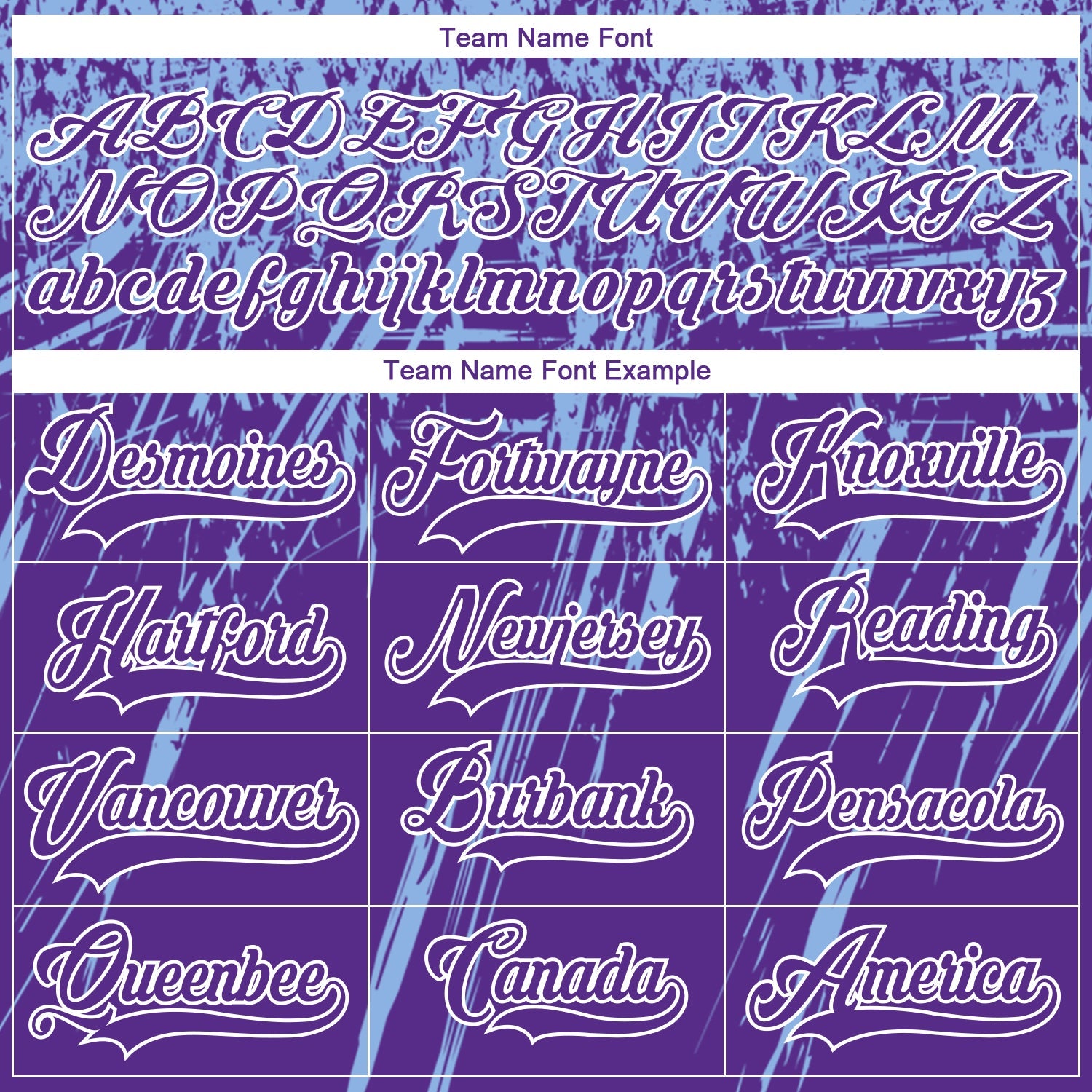 Custom Purple Light Blue-White 3D Splash Hockey Lace Neck Jersey