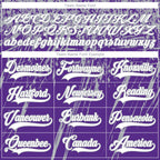 Custom Purple White-Gray 3D Splash Hockey Lace Neck Jersey