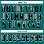 Custom Teal Black-White 3D Splash Hockey Lace Neck Jersey