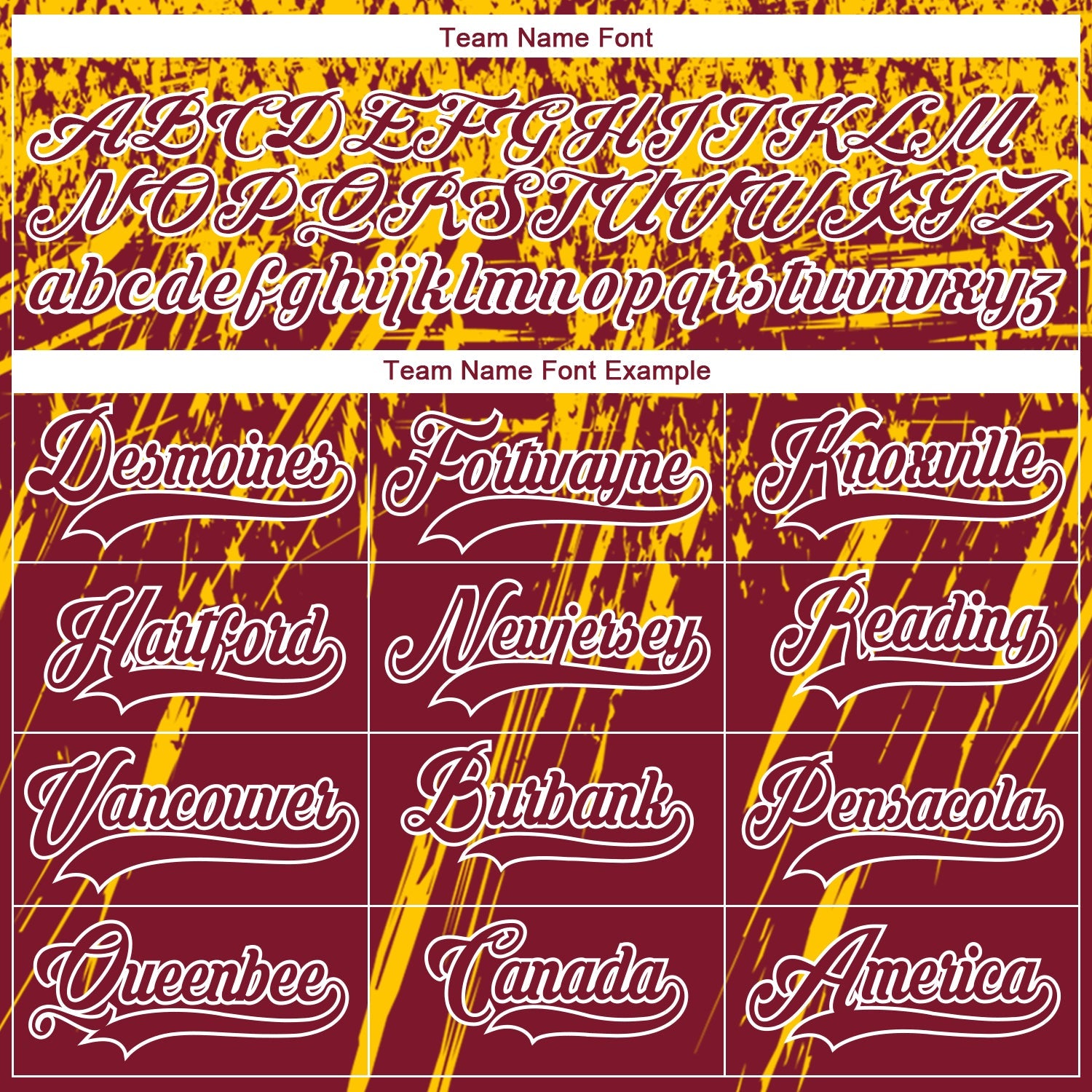 Custom Crimson Yellow-White 3D Splash Hockey Lace Neck Jersey