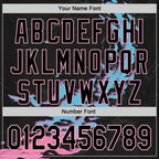 Custom Black Blue-Light Pink 3D Abstract Flame Sports Pullover Sweatshirt Hoodie