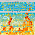 Custom Blue Sky Blue-Yellow 3D Abstract Flame Sports Pullover Sweatshirt Hoodie