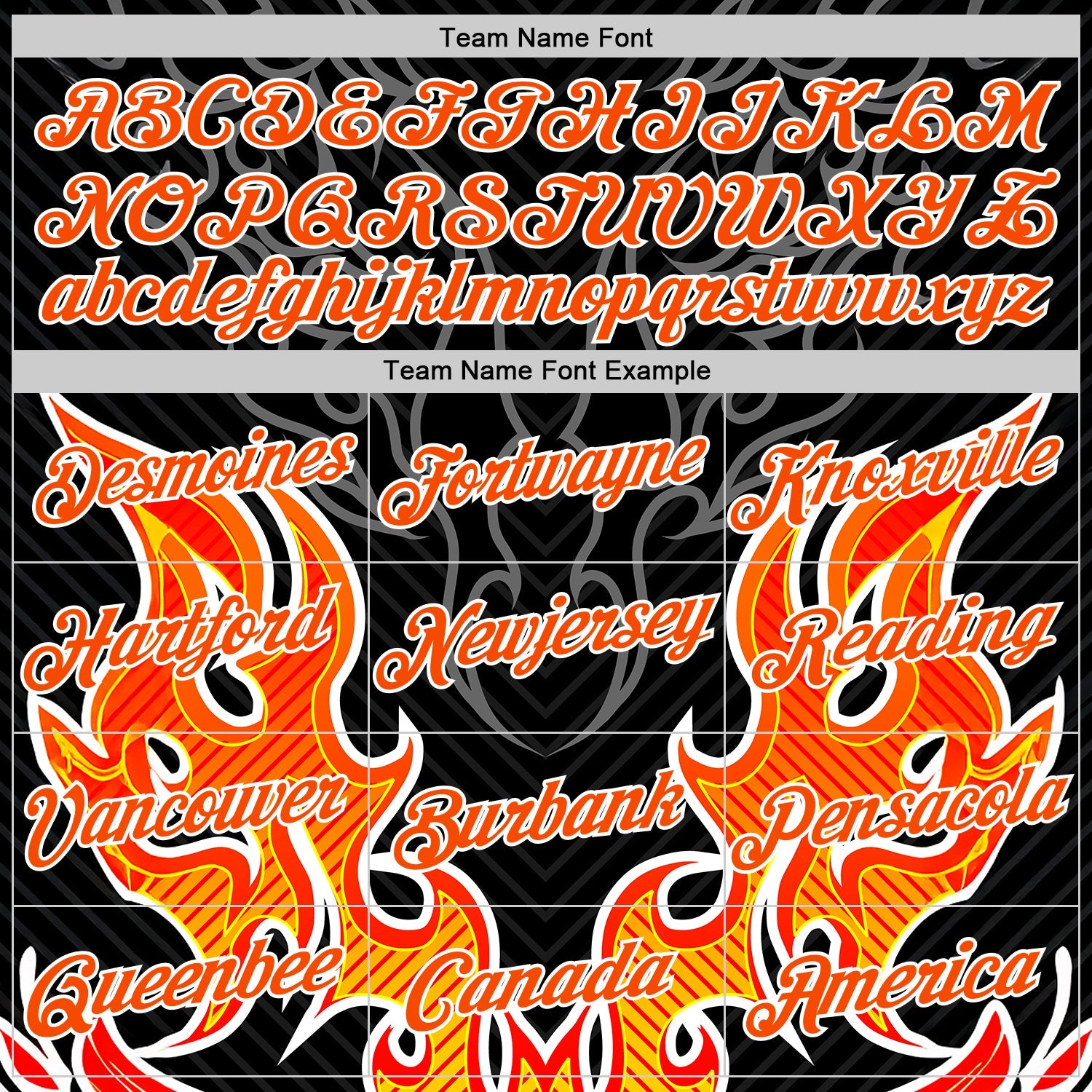 Custom Black Orange-White 3D Abstract Flame Sports Pullover Sweatshirt Hoodie