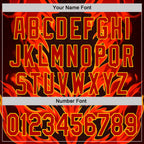 Custom Red Black-Yellow 3D Abstract Flame Sports Pullover Sweatshirt Hoodie