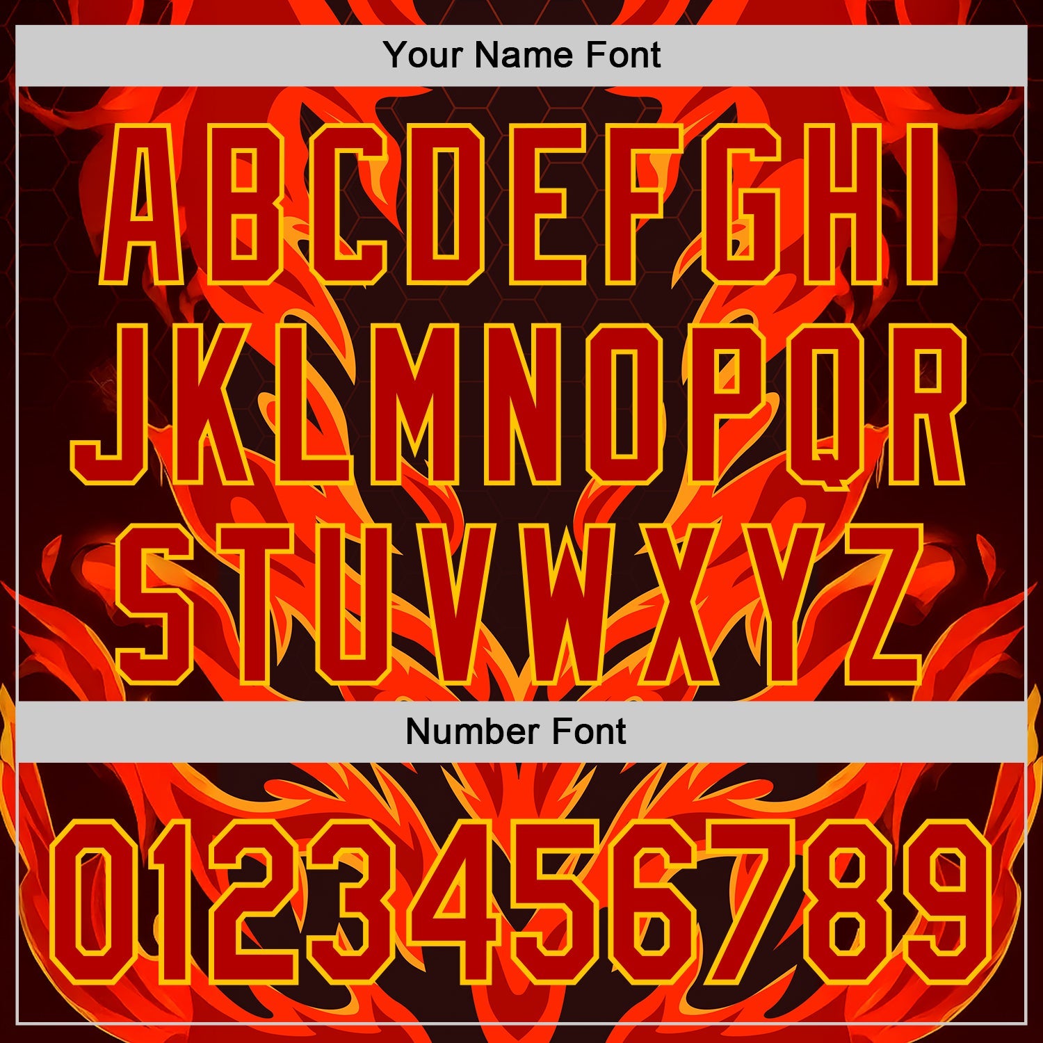 Custom Red Black-Yellow 3D Abstract Flame Sports Pullover Sweatshirt Hoodie