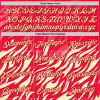 Custom Red City Cream 3D Abstract Flame Sports Pullover Sweatshirt Hoodie