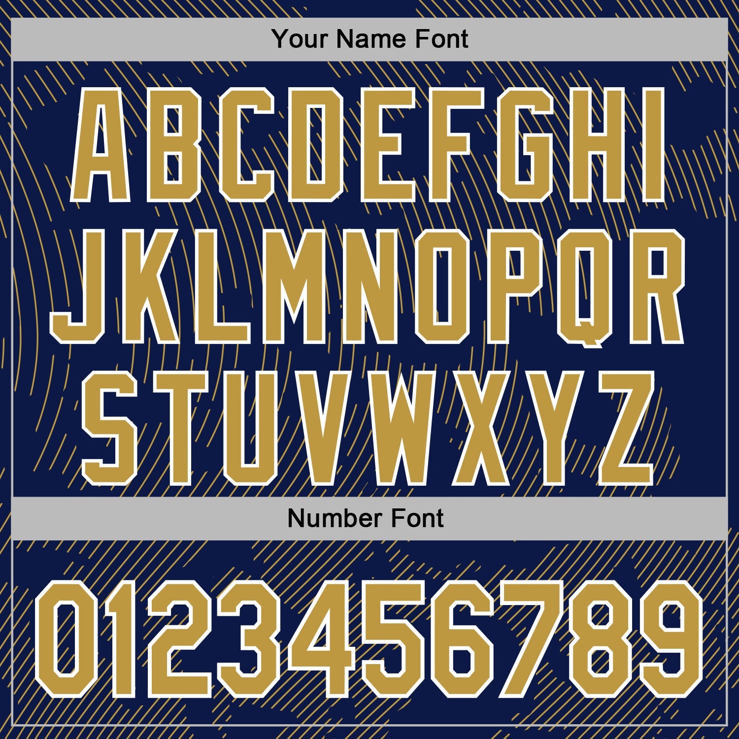 Custom Stitched Navy Old Gold-White 3D Pattern Design Curve Lines Sports Pullover Sweatshirt Hoodie