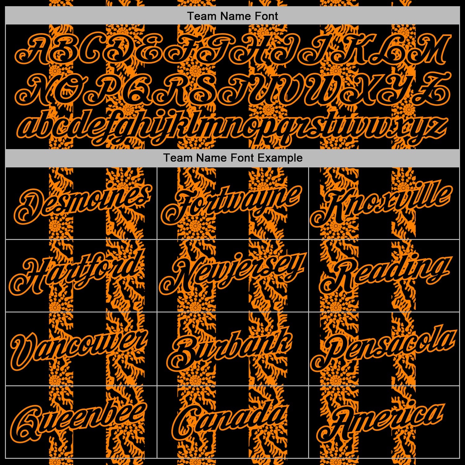 Custom Stitched Black Bay Orange 3D Pattern Design Abstract Shape Sports Pullover Sweatshirt Hoodie