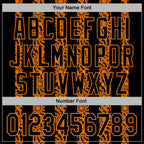 Custom Stitched Black Bay Orange 3D Pattern Design Abstract Shape Sports Pullover Sweatshirt Hoodie