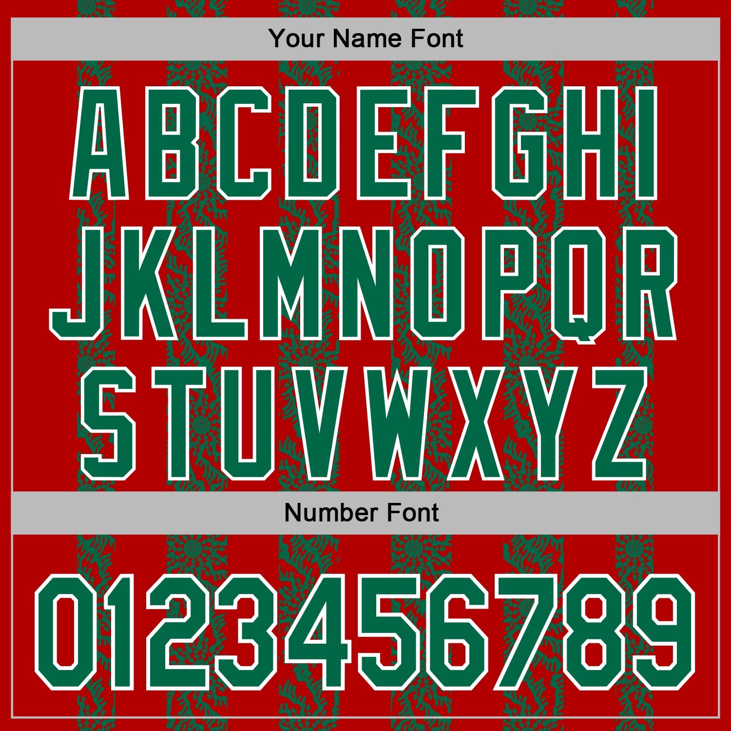 Custom Stitched Red Kelly Green-White 3D Pattern Design Abstract Shape Sports Pullover Sweatshirt Hoodie