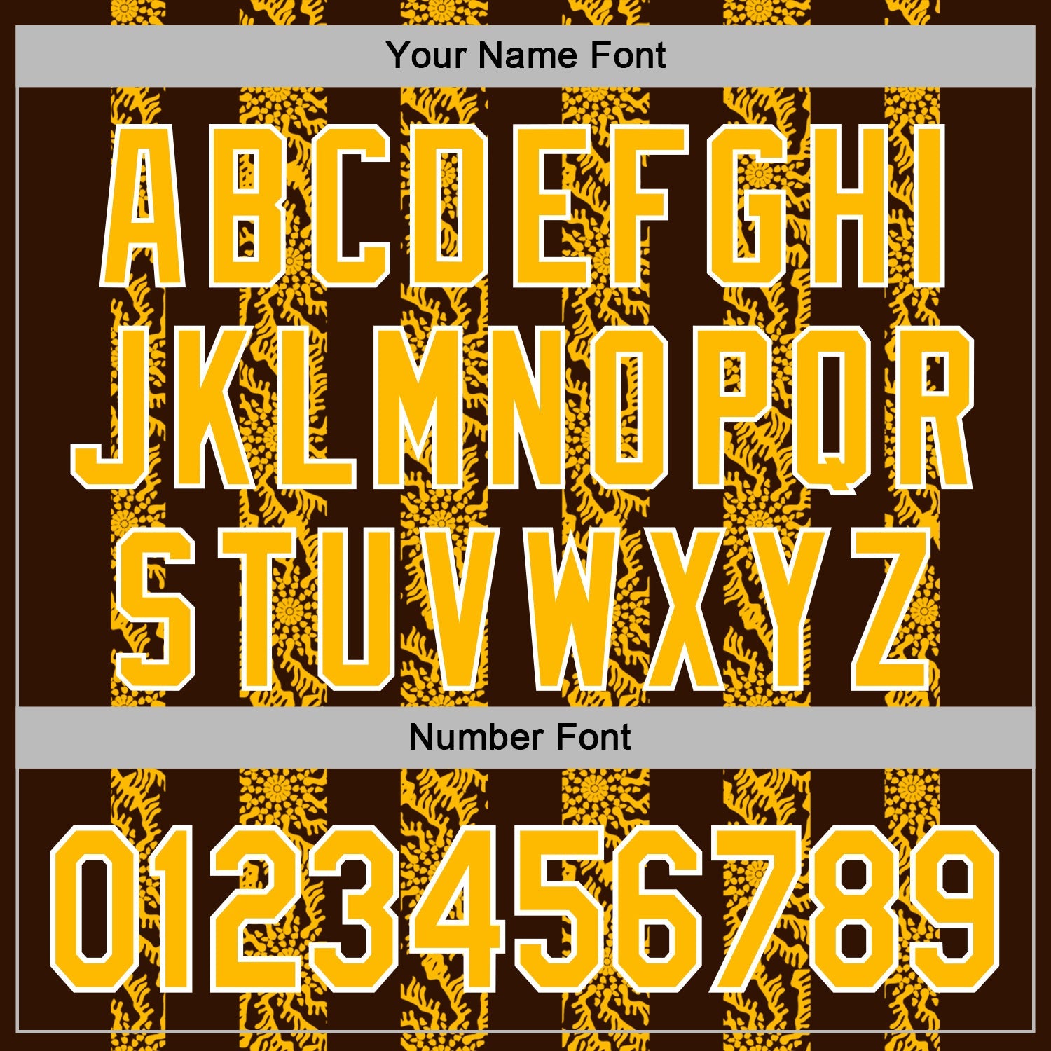 Custom Stitched Brown Gold-White 3D Pattern Design Abstract Shape Sports Pullover Sweatshirt Hoodie