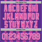 Custom Stitched Purple Pink-White 3D Pattern Design Abstract Shape Sports Pullover Sweatshirt Hoodie