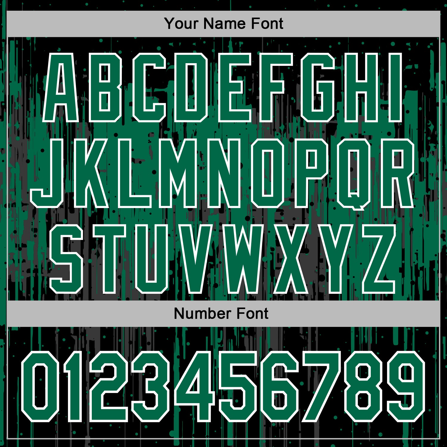 Custom Stitched Black Kelly Green-White 3D Pattern Design Dripping Splatter Sports Pullover Sweatshirt Hoodie