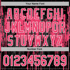Custom Stitched Black Neon Pink-White 3D Pattern Design Dripping Splatter Sports Pullover Sweatshirt Hoodie