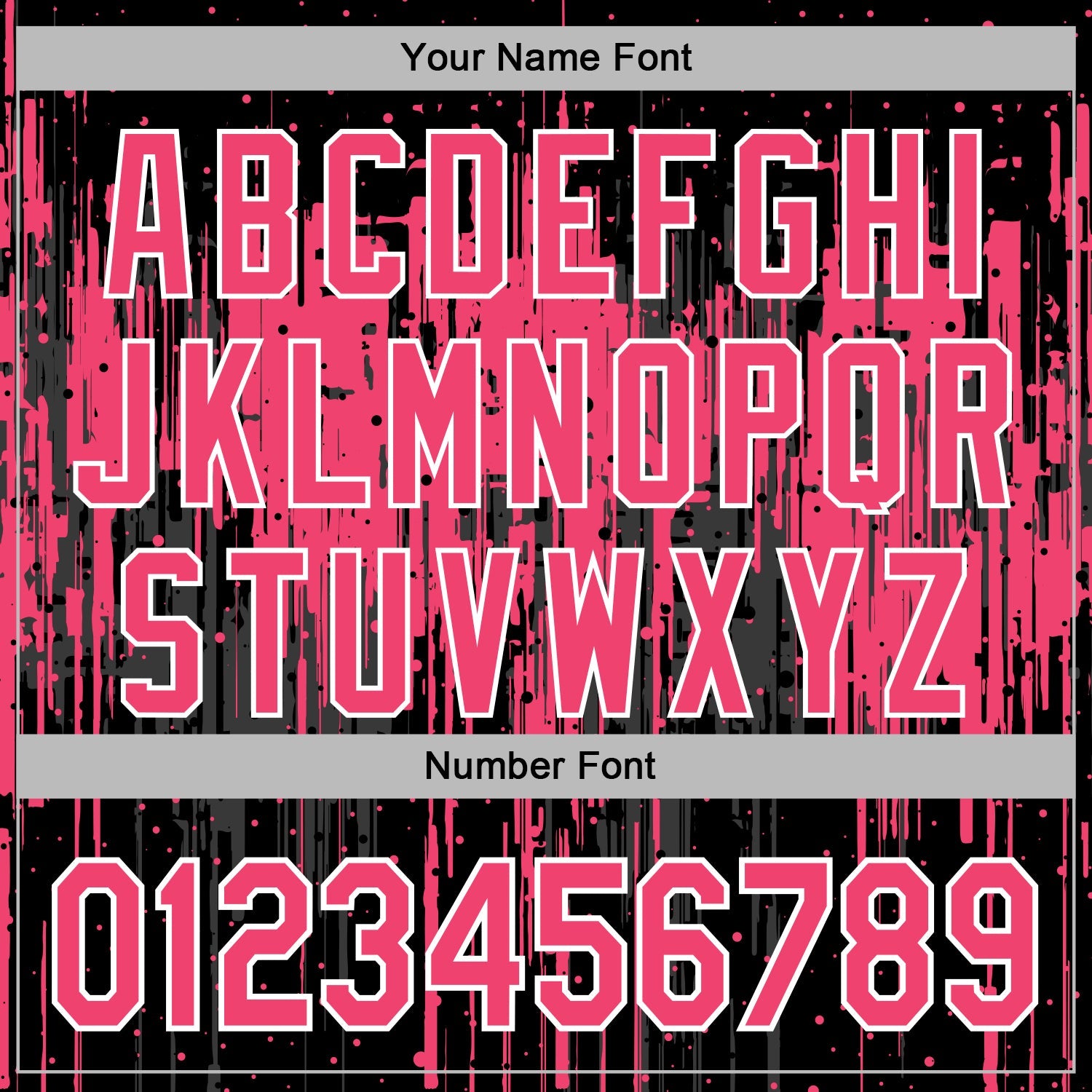 Custom Stitched Black Neon Pink-White 3D Pattern Design Dripping Splatter Sports Pullover Sweatshirt Hoodie