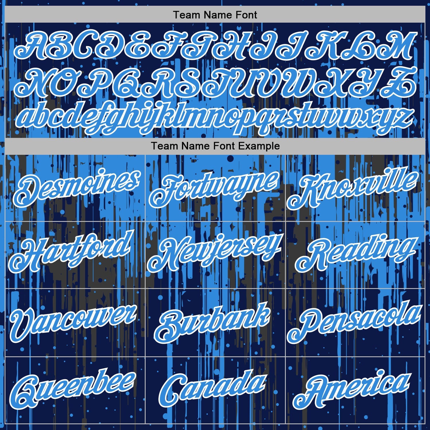 Custom Stitched Navy Powder Blue-White 3D Pattern Design Dripping Splatter Sports Pullover Sweatshirt Hoodie