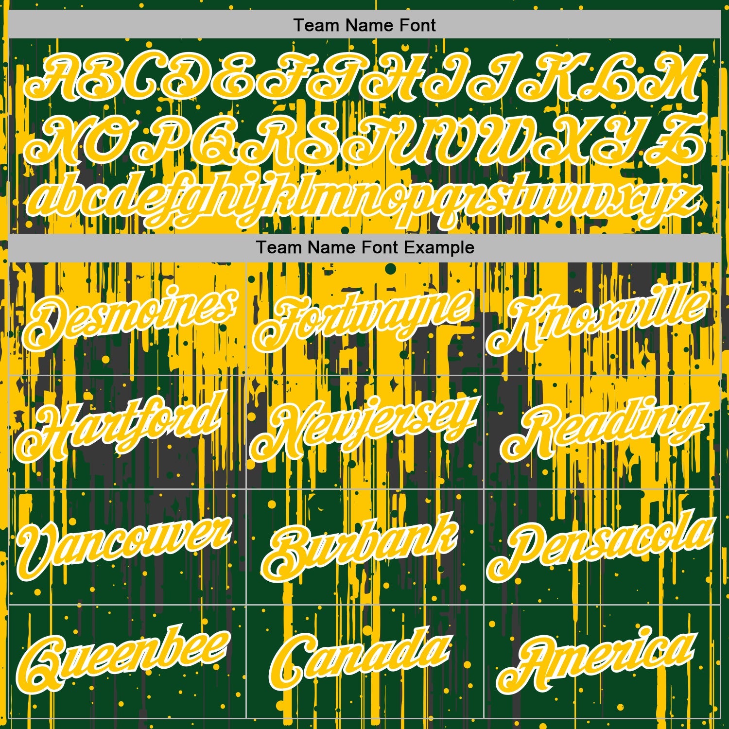 Custom Stitched Green Yellow-White 3D Pattern Design Dripping Splatter Sports Pullover Sweatshirt Hoodie