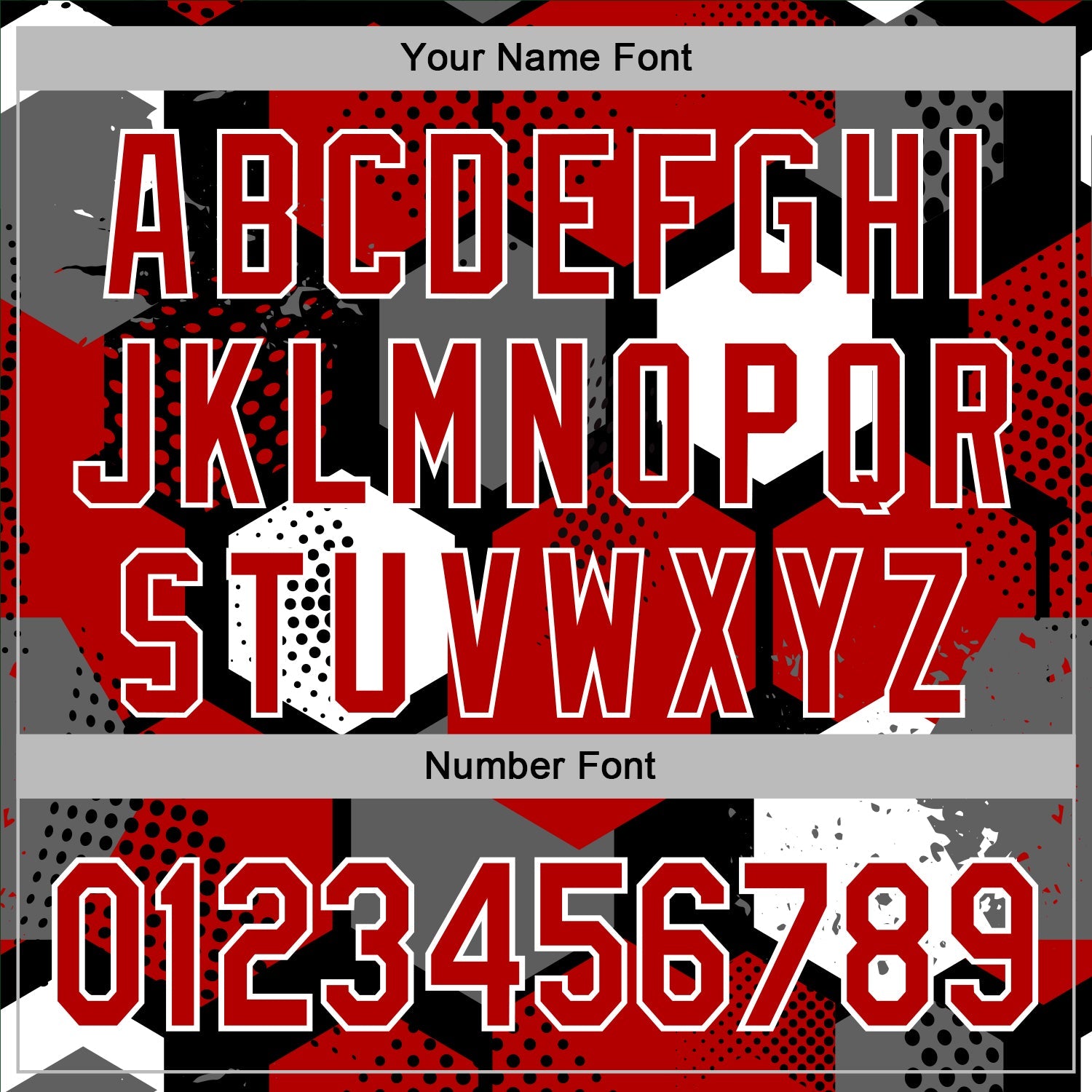 Custom Stitched Black Red-White 3D Pattern Design Geometric Shape Sports Pullover Sweatshirt Hoodie