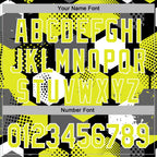 Custom Stitched Black Neon Yellow-White 3D Pattern Design Geometric Shape Sports Pullover Sweatshirt Hoodie