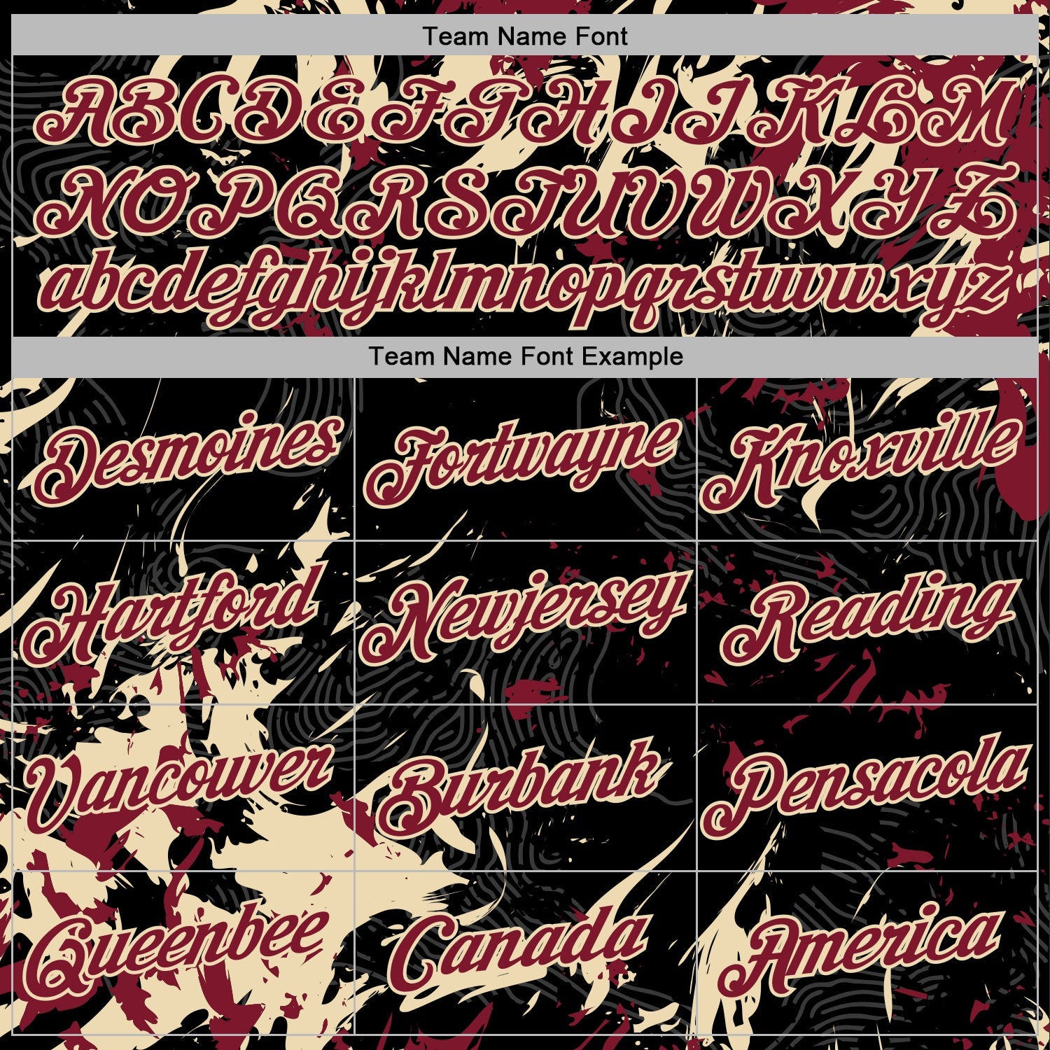 Custom Stitched Black Crimson-Cream 3D Pattern Design Splash Sports Pullover Sweatshirt Hoodie