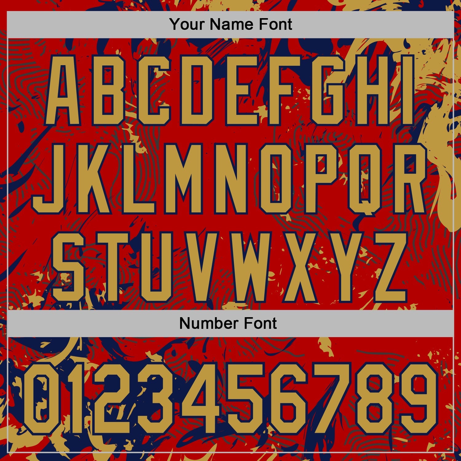 Custom Stitched Red Old Gold-Navy 3D Pattern Design Splash Sports Pullover Sweatshirt Hoodie