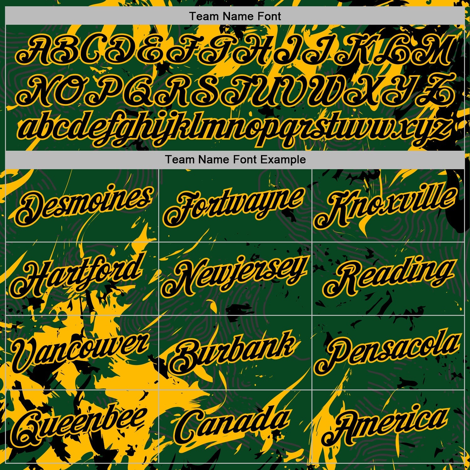 Custom Stitched Green Black-Gold 3D Pattern Design Splash Sports Pullover Sweatshirt Hoodie