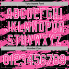 Custom Stitched Black Pink-White 3D Pattern Design Splash Torn Paper Style Sports Pullover Sweatshirt Hoodie