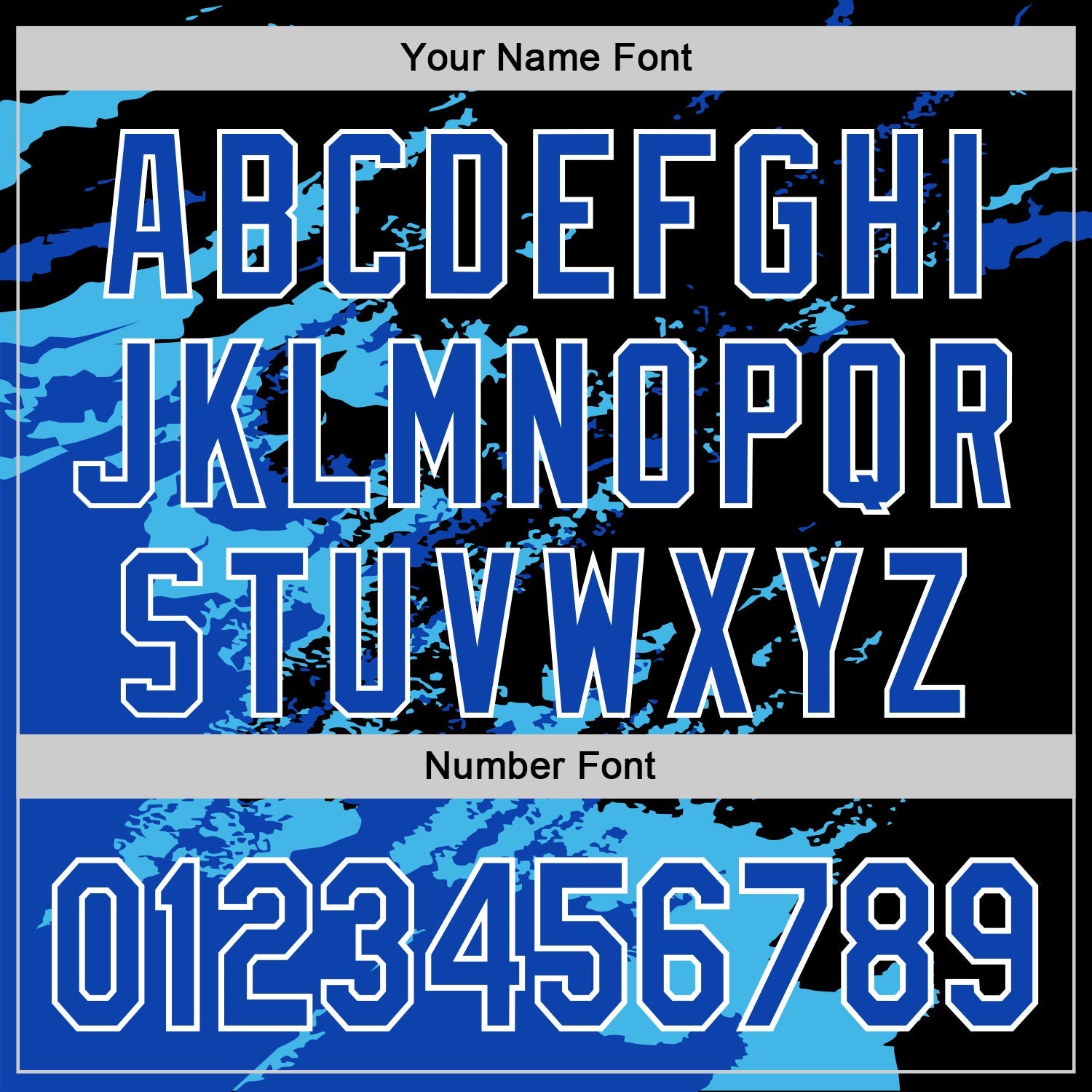 Custom Stitched Black Thunder Blue Sky Blue-White 3D Pattern Design Abstract Fragment Art Splash Sports Pullover Sweatshirt Hoodie