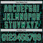 Custom Stitched Black Kelly Green-White 3D Pattern Design Line Sports Pullover Sweatshirt Hoodie