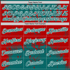 Custom Stitched Teal Red-White 3D Pattern Design Abstract Splatter Grunge Art Sports Pullover Sweatshirt Hoodie