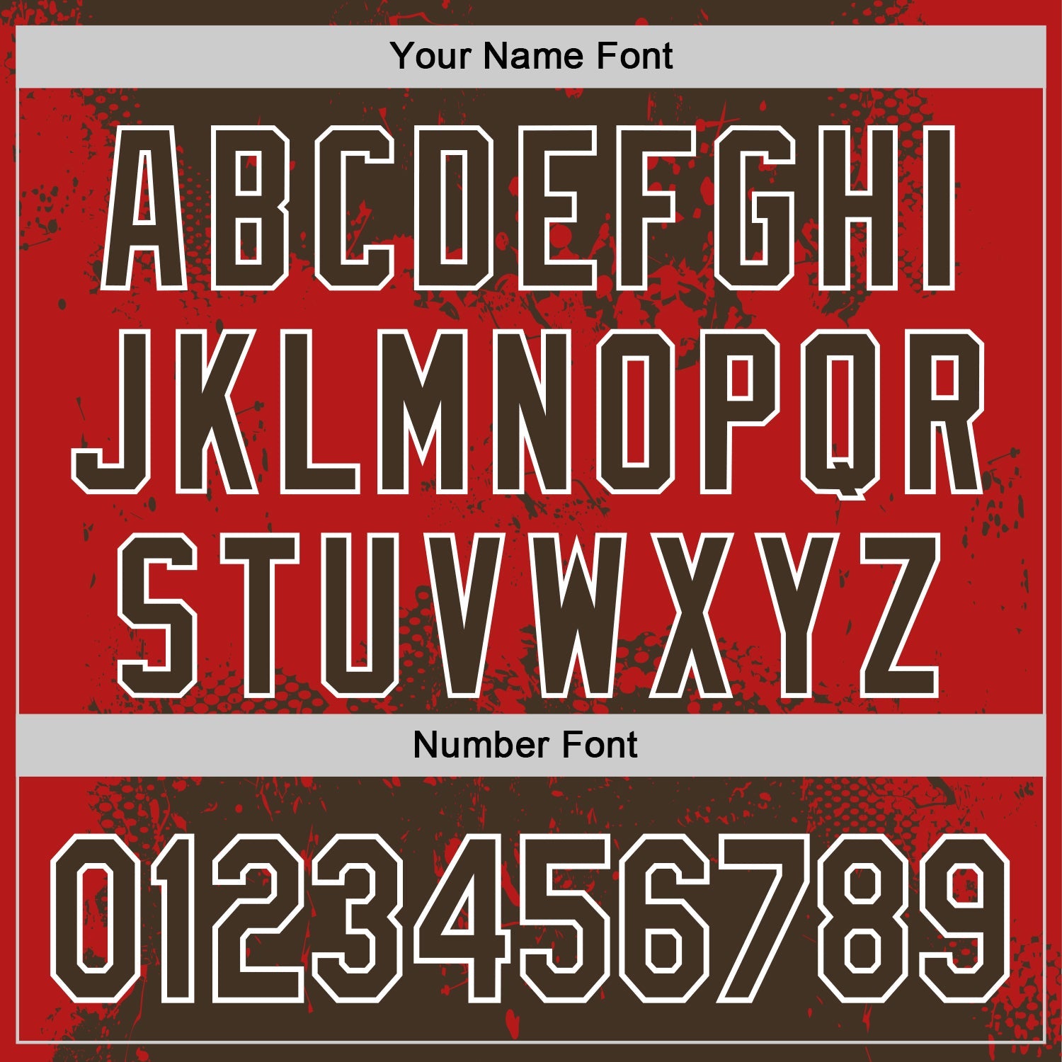 Custom Stitched Brown Red-White 3D Pattern Design Abstract Splatter Grunge Art Sports Pullover Sweatshirt Hoodie