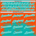 Custom Stitched Aqua Orange-White 3D Pattern Design Abstract Splatter Grunge Art Sports Pullover Sweatshirt Hoodie