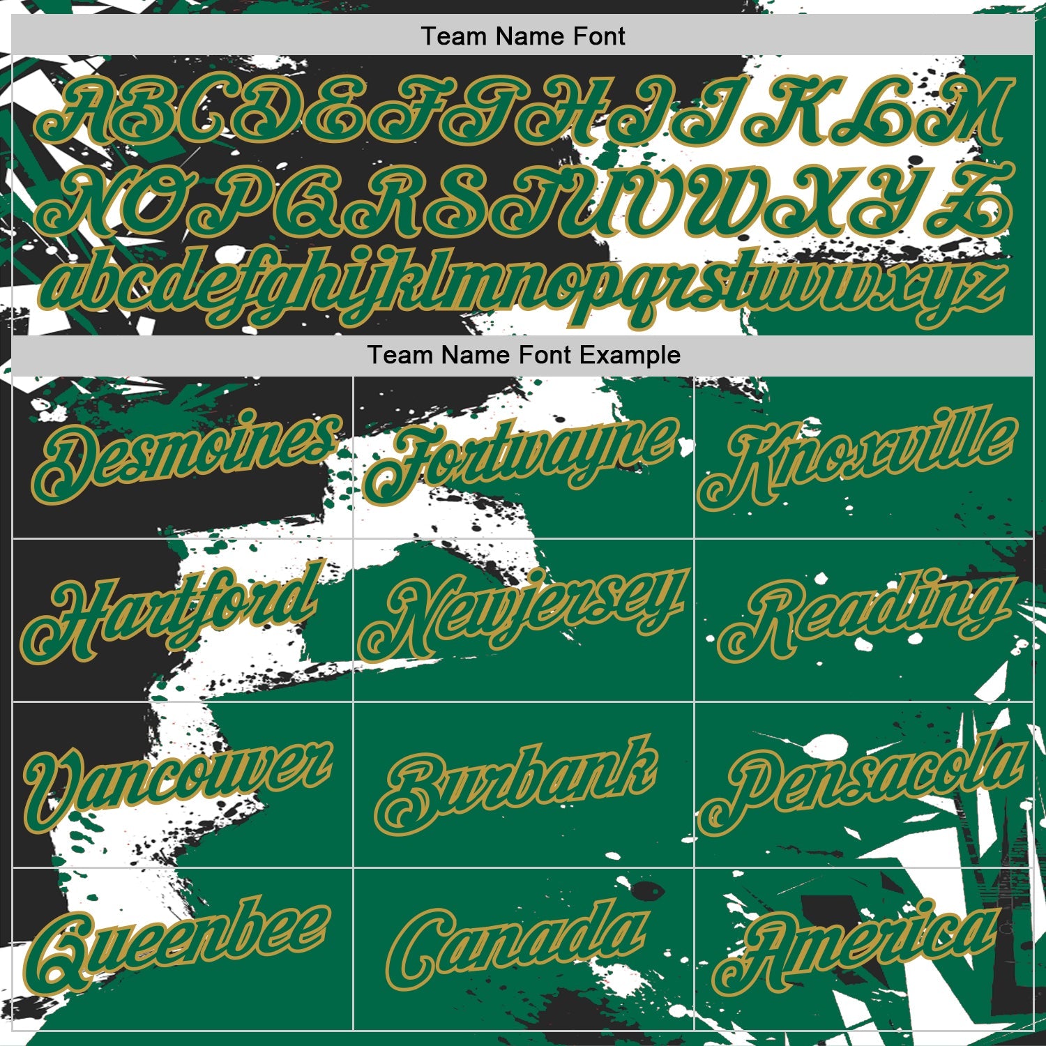 Custom Stitched Black Kelly Green Old Gold-White 3D Pattern Design Splash Torn Paper Style Sports Pullover Sweatshirt Hoodie