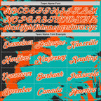 Custom Stitched Black Orange Aqua-White 3D Pattern Design Splash Torn Paper Style Sports Pullover Sweatshirt Hoodie