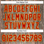 Custom Stitched Old Gold Red-Yellow 3D Pattern Design Tree Camo Hunting Sports Pullover Sweatshirt Hoodie