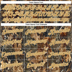 Custom Stitched Olive Old Gold-Cream 3D Pattern Design Tree Camo Hunting Sports Pullover Sweatshirt Salute To Service Hoodie