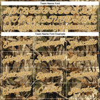 Custom Stitched Olive Old Gold-Cream 3D Pattern Design Tree Camo Hunting Sports Pullover Sweatshirt Salute To Service Hoodie