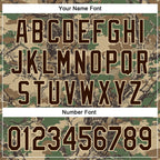 Custom Stitched Old Gold Brown-Cream 3D Pattern Design Tree Camo Hunting Sports Pullover Sweatshirt Hoodie