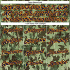 Custom Stitched Green Navy-Bay Orange 3D Pattern Design Tree Camo Hunting Sports Pullover Sweatshirt Hoodie