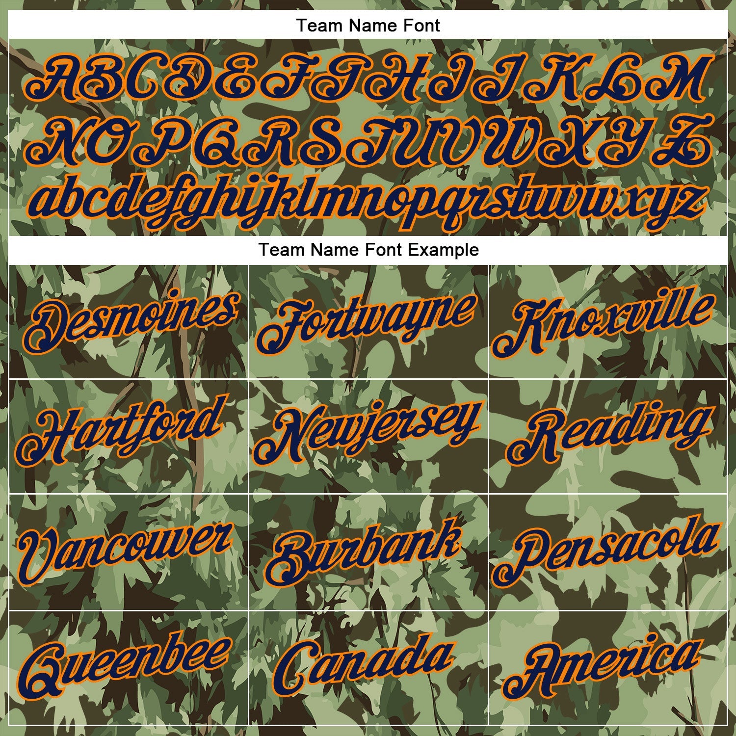 Custom Stitched Green Navy-Bay Orange 3D Pattern Design Tree Camo Hunting Sports Pullover Sweatshirt Hoodie