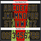 Custom Stitched Red Navy Black Green-Gold 3D Pattern Design Sportswear Pullover Sweatshirt Hoodie