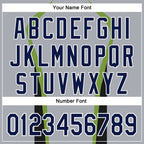 Custom Stitched Gray Navy Black Green-White 3D Pattern Design Sportswear Pullover Sweatshirt Hoodie