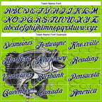 Custom Stitched Neon Green Navy Black-White 3D Pattern Design Sportswear Fishing Pullover Sweatshirt Hoodie