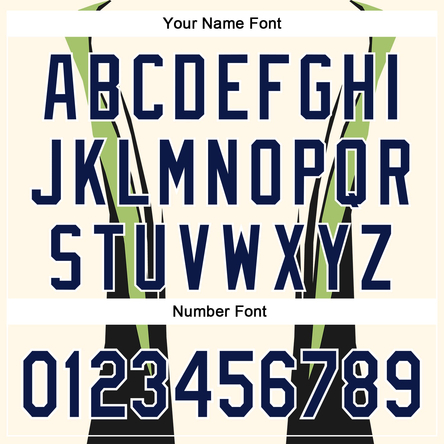 Custom Stitched Cream Navy Black Green-White 3D Pattern Design Sportswear Pullover Sweatshirt Hoodie