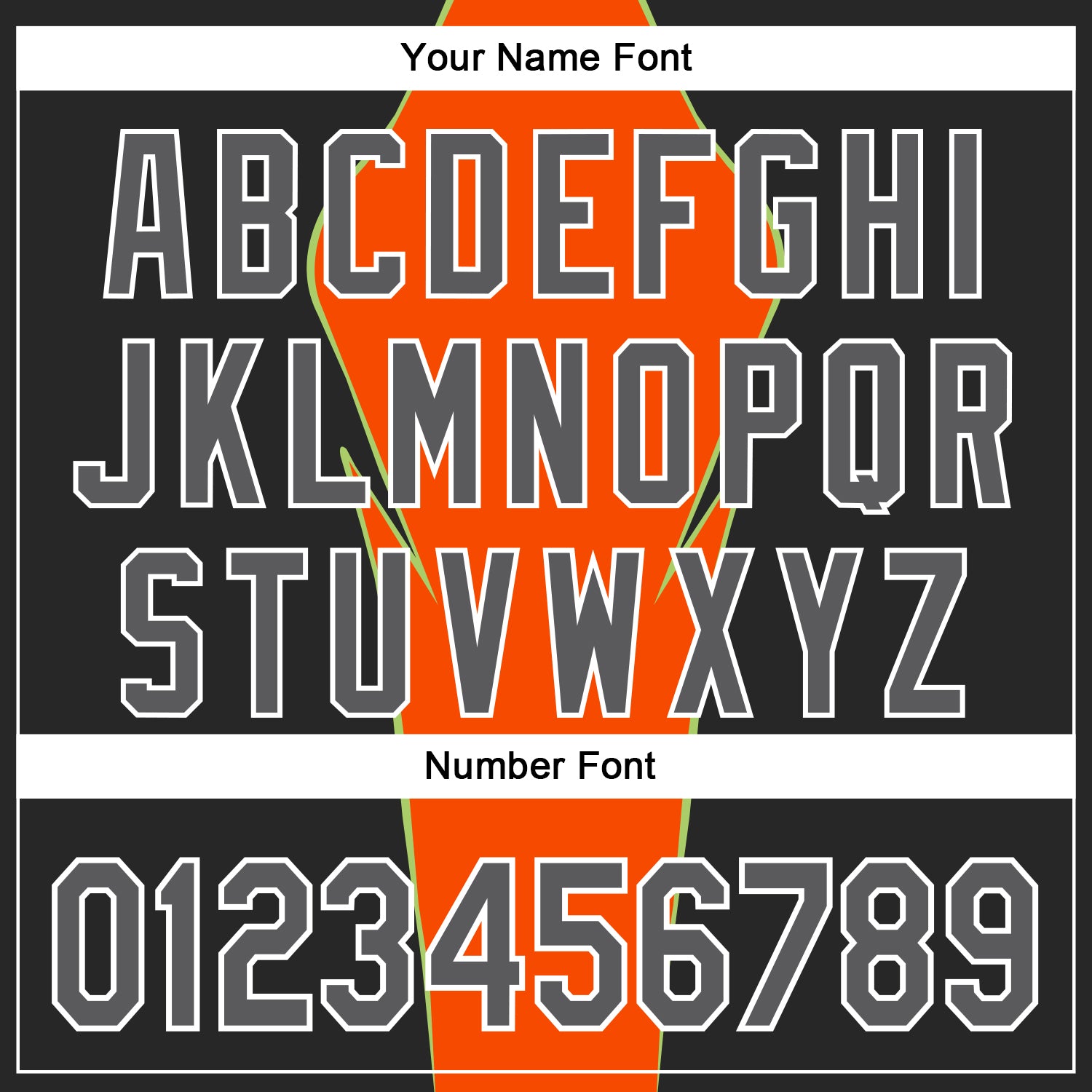 Custom Stitched Orange Steel Gray Black Green-White 3D Pattern Design Sportswear Pullover Sweatshirt Hoodie