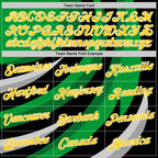 Custom Stitched Black Yellow Green-White 3D Pattern Design Sportswear Pullover Sweatshirt Hoodie