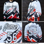 Custom Stitched Black Pink-White 3D Pattern Design Slant Lines Sports Pullover Sweatshirt Hoodie