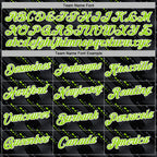 Custom Stitched Black Neon Green-White 3D Pattern Design Slant Lines Sports Pullover Sweatshirt Hoodie