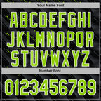 Custom Stitched Black Neon Green-White 3D Pattern Design Slant Lines Sports Pullover Sweatshirt Hoodie