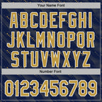 Custom Stitched Navy Old Gold-White 3D Pattern Design Slant Lines Sports Pullover Sweatshirt Hoodie